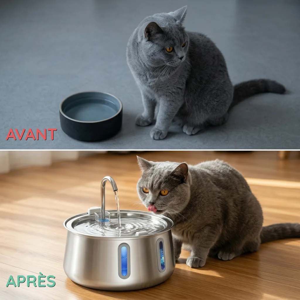 Comparatif avant/après
