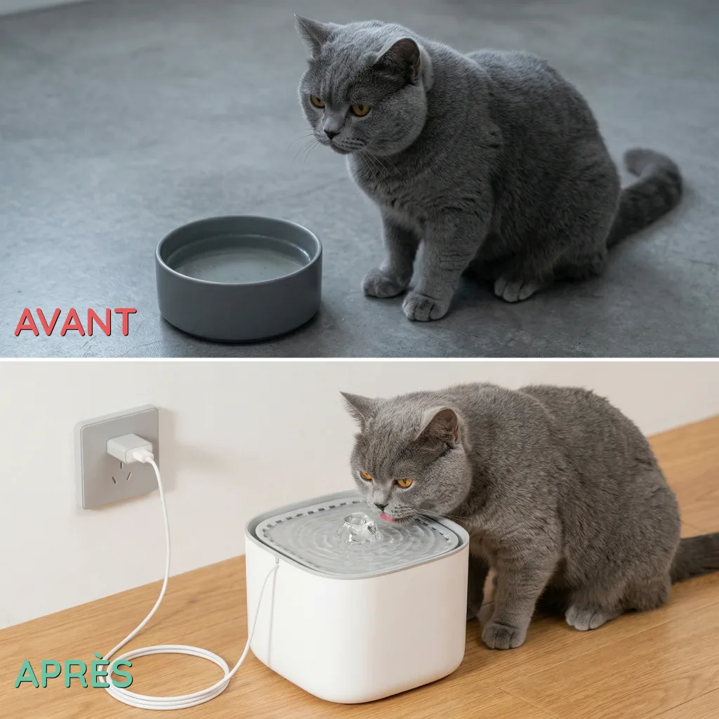 Comparatif avant/après