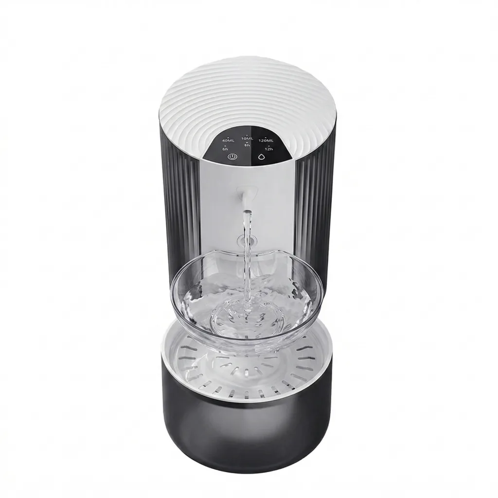 Fontaine à Eau pour Chat Sans Fil Sans Filtre - Capteur Infrarouge - 3 L