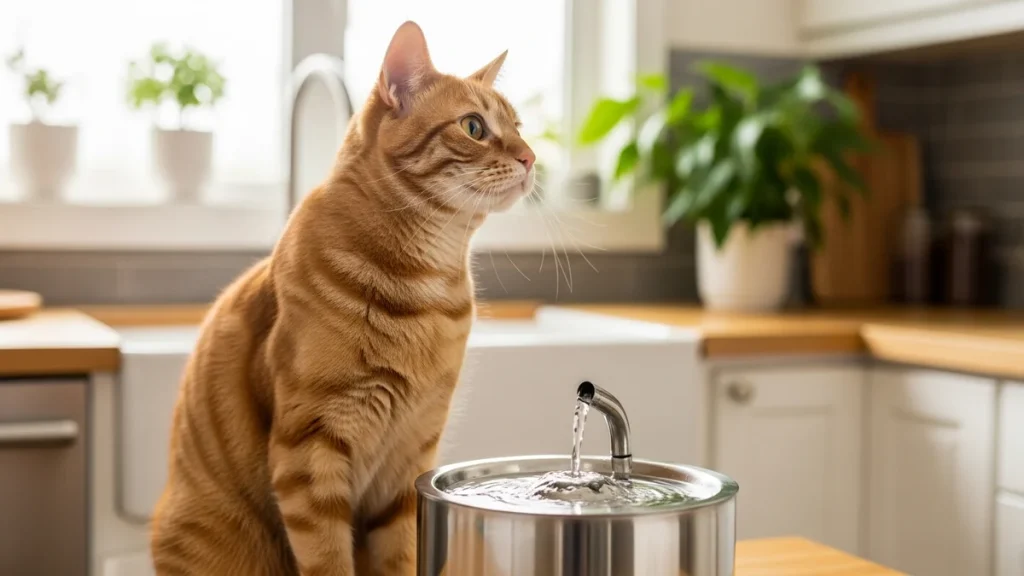 Comment choisir une fontaine à eau pour chat